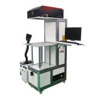 3D Dynamic Focusing RF60W Co2 Laser Marking Machine with CCD Imaging for Curved Surface Material04