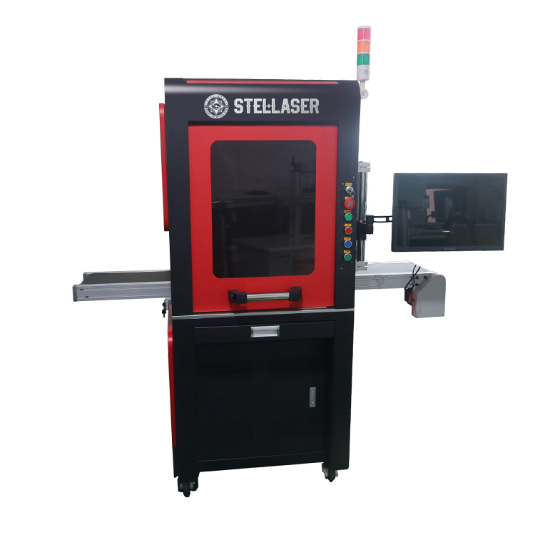 Enclosed Fiber Laser Marking Machine Machine with CCD automatic visual and positioning system - Image 3